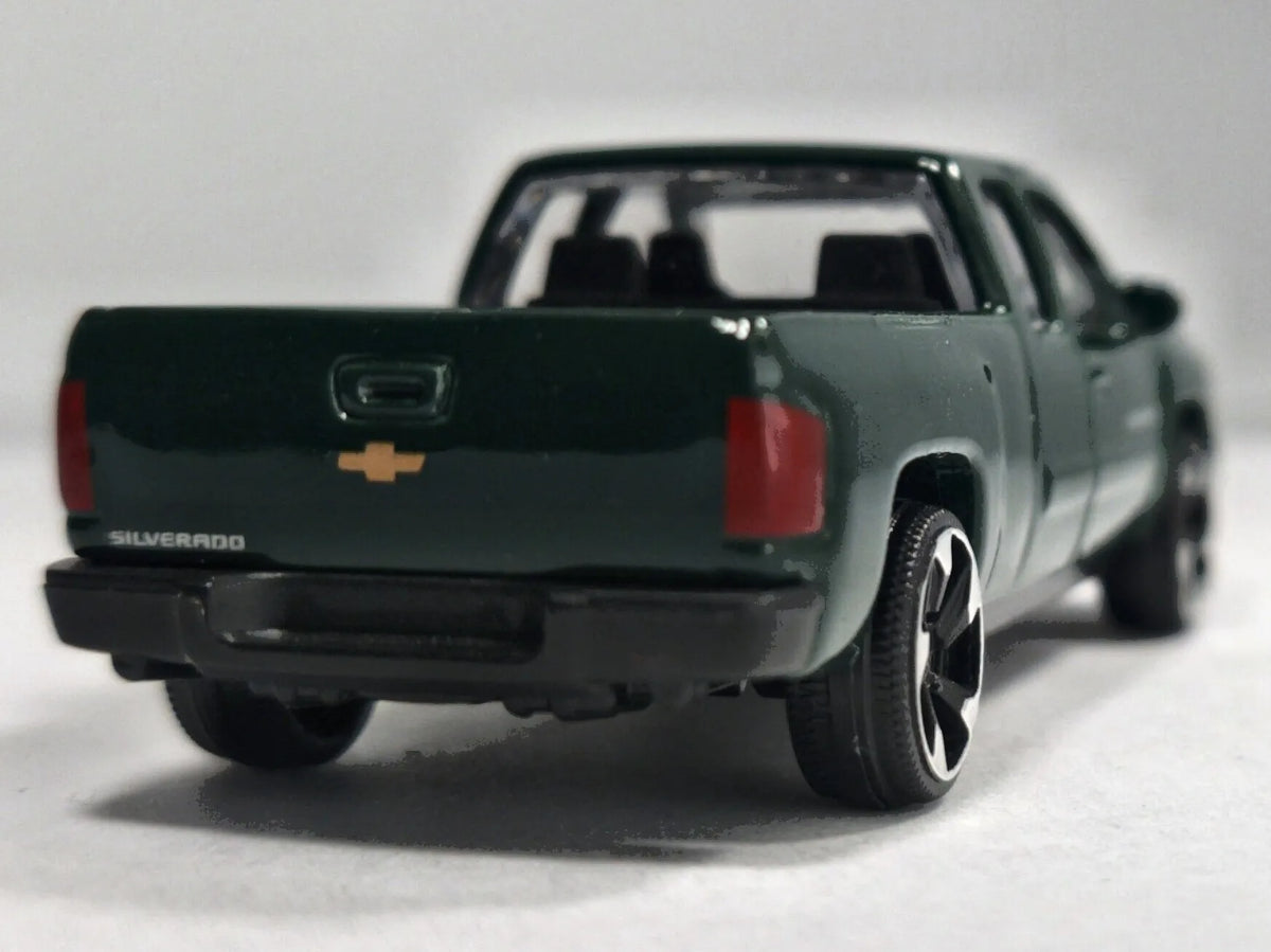 CHEVROLET SILVERADO, Majorette, Die cast REF:217E, Zielony, 1:71, Resoraki – zdjęcie 6