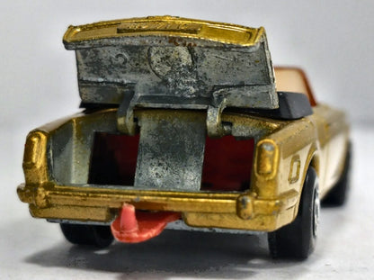 ROLLS ROYCE SILVER SHADOW COUPE Matchbox 1969 Złoty 1:67 Made in England – zdjęcie 6