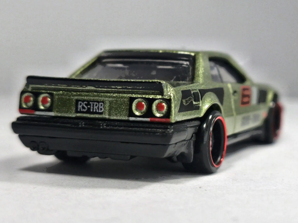 1982 NISSAN SKYLINE R30, Hot Wheels 2017, Die cast FJV44, Zielony, 1:64 – zdjęcie 6