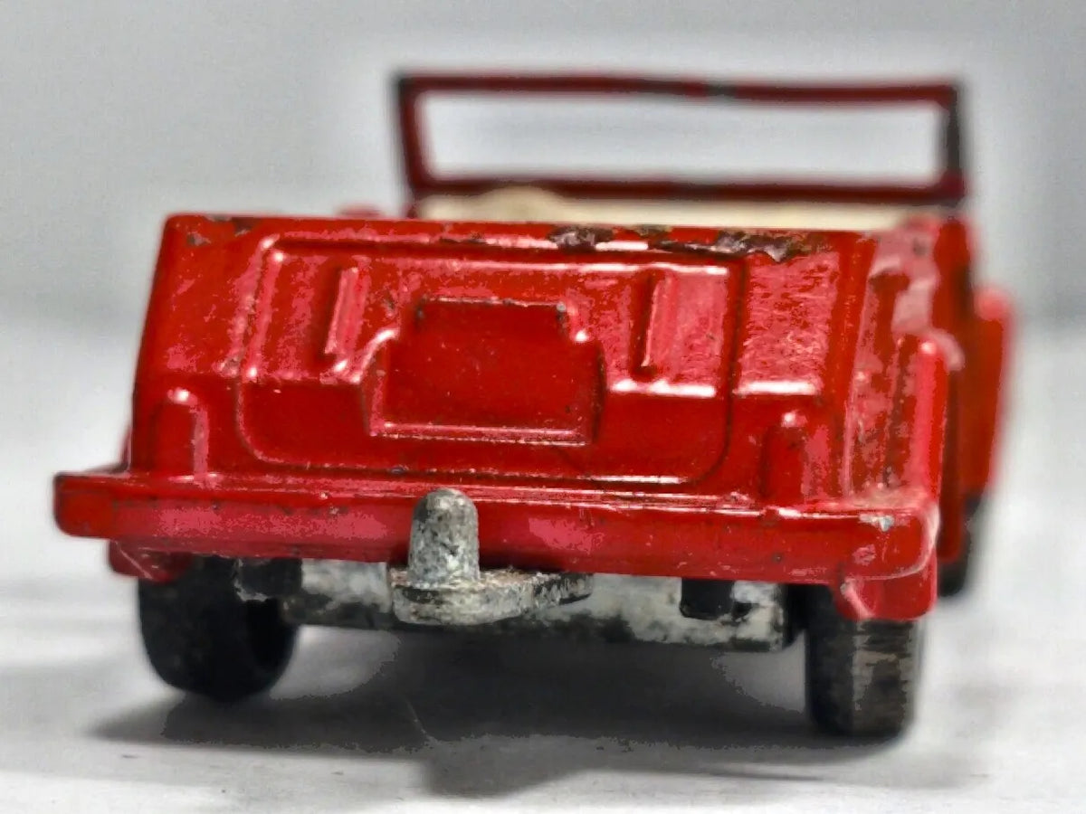 Volkswagen 181 SIKU 1983 1:52 Made in W.-Germany Luzak Czerwony 2xMetal – zdjęcie 6