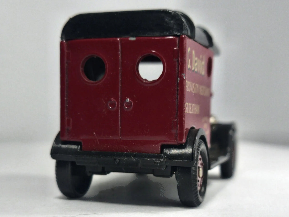 T Ford Van Corgi Bordowy 1:40 Made in Great Britain – zdjęcie 6