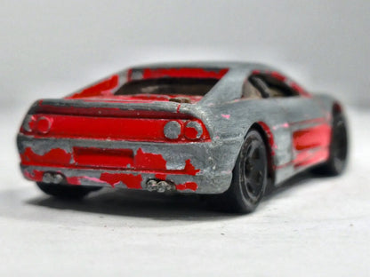Ferrari F355 Challenge Hot Wheels 1989 1:64 Luzak Srebrny – zdjęcie 6