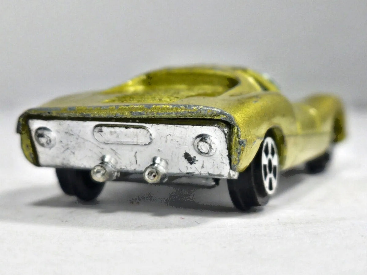 Porsche 906 Carrera 6 Zylmex 1970 Limonkowy 1:60 Made in England – zdjęcie 6
