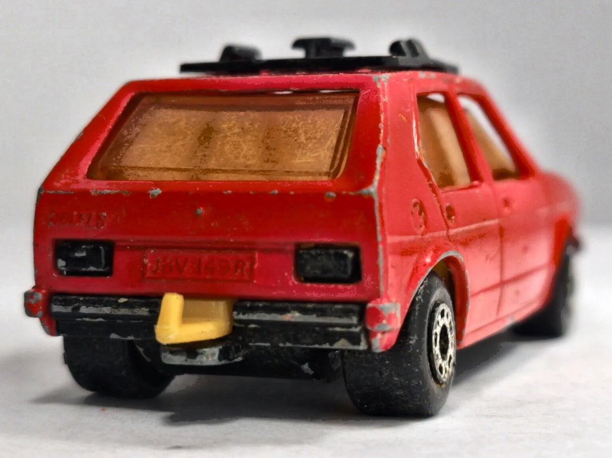 VW GOLF MK1 Superfast Matchbox 1976 Czerwony 1:52 Made in England – zdjęcie 6