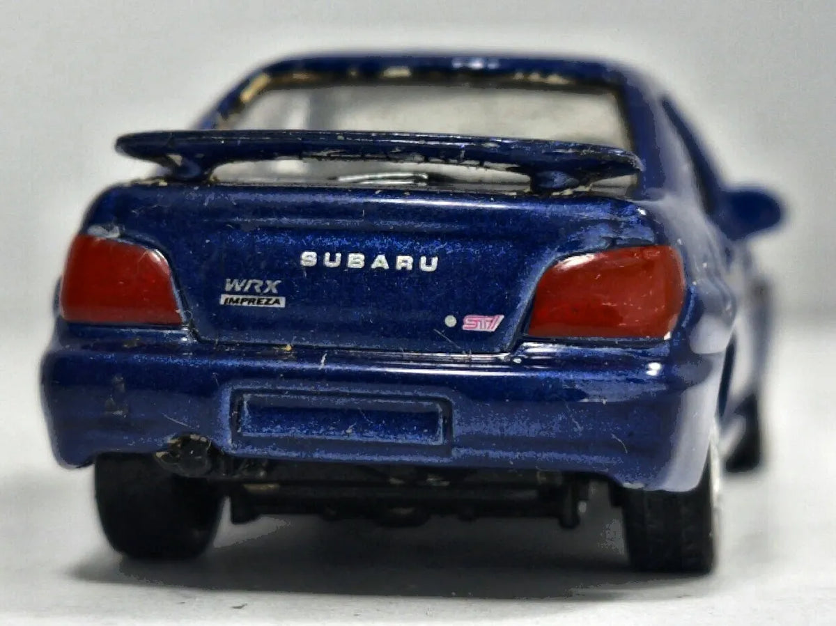 Subaru Impreza WRX STI Welly 2002 1:58 Luzak Niebieski – zdjęcie 6