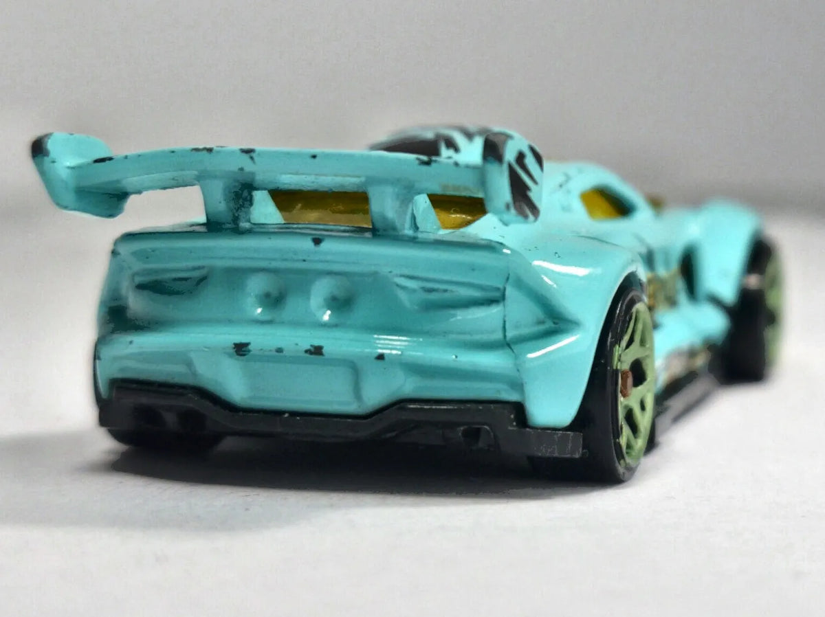 TRACK RIPPER, Hot Wheels 2017, Die cast FJV42, Miętowy, 1:64, Resoraki – zdjęcie 6