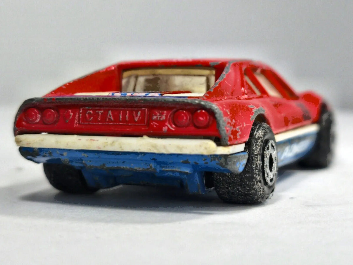 FERRARI 308 GTB Matchbox 1981 Czerwony 1:57 Made in Macau – zdjęcie 6