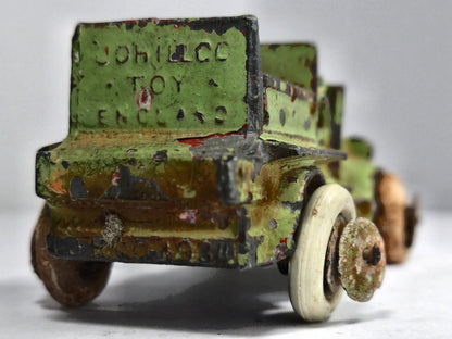 WOJSKOWA CIĘŻARÓWKA Z ODLEW ŻELIWNY Hubley 1920's 1:43 Made in England – zdjęcie 6