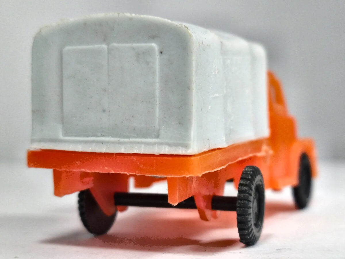 LEKKA CIĘŻARÓWKA SKRZYNIOWA Z PLANDEKĄ, BAKELIT Made in Denmark 1980 1:72 – zdjęcie 6