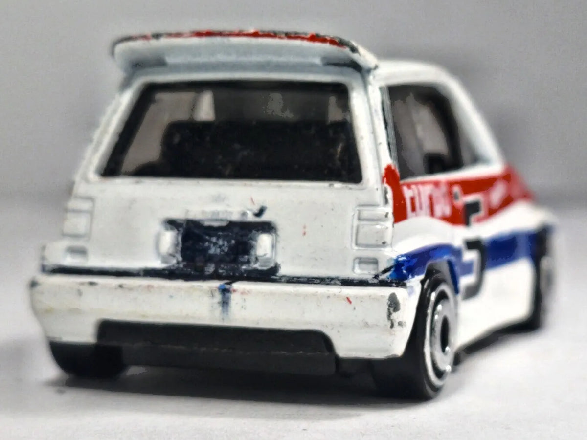 '85 HONDA CITY TURBO II, Hot Wheels 2017, Die cast FJV43 #5, Biały, 1:64 – zdjęcie 6