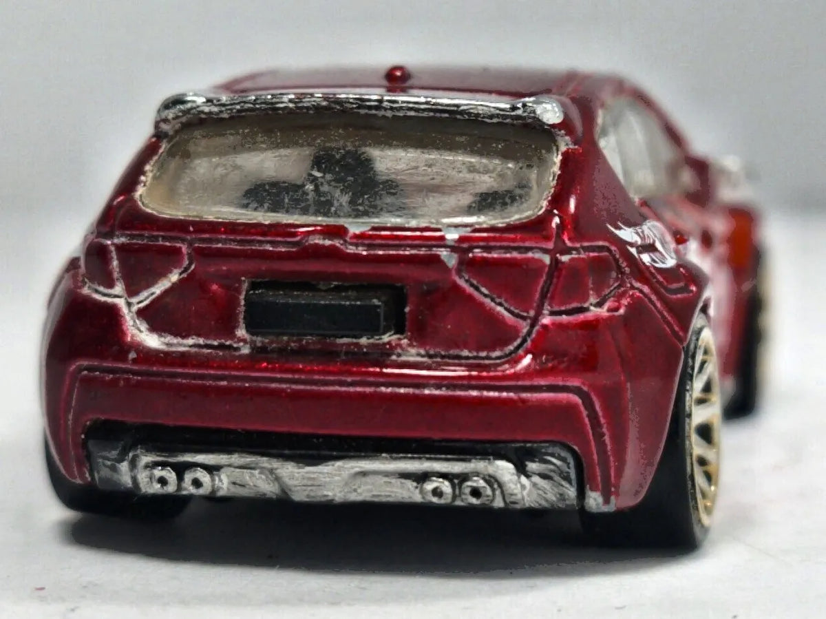 Subaru Impreza WRX STi Hot Wheels 2001 1:64 12 Luzak Bordowy – zdjęcie 6