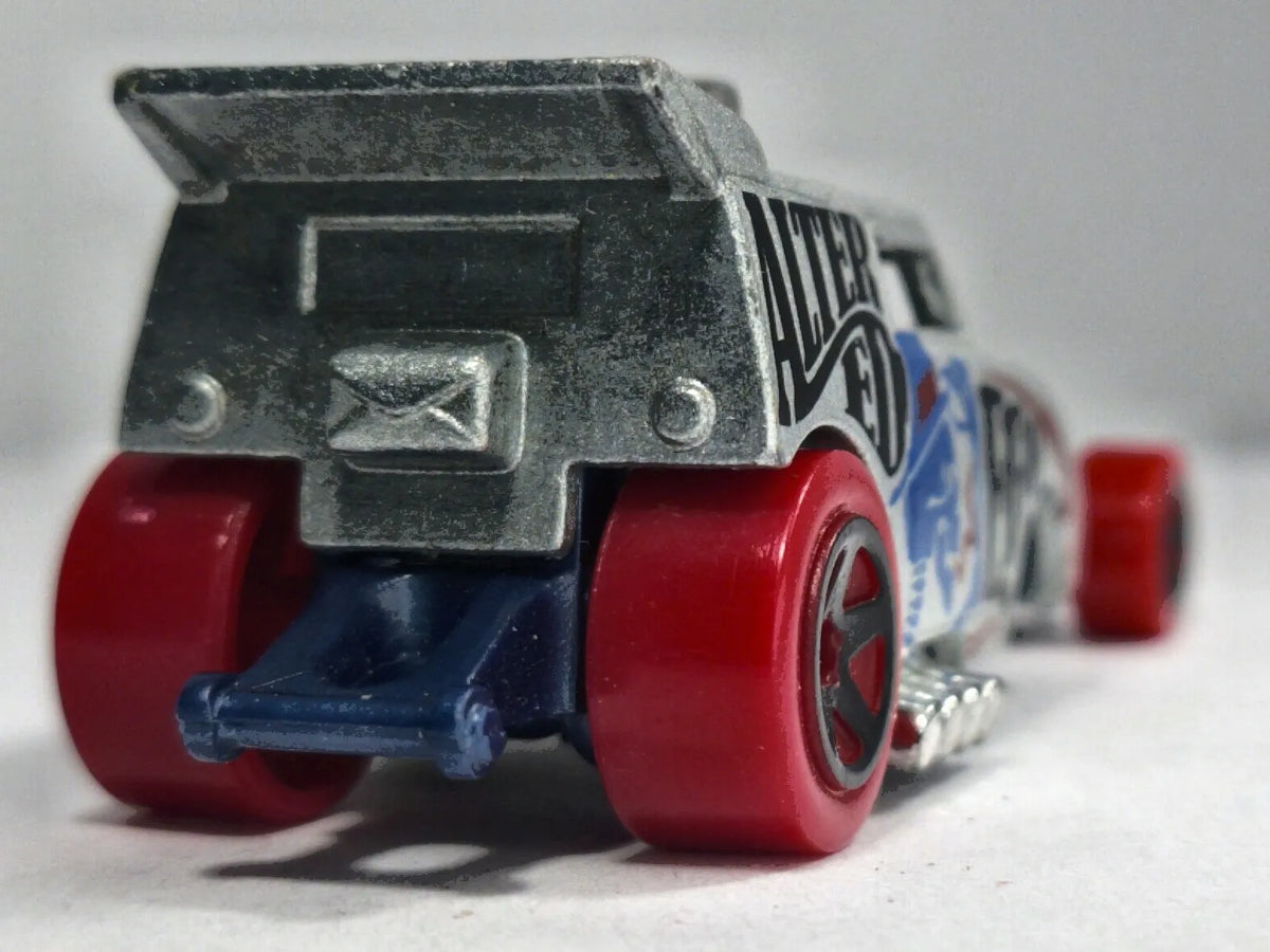 ALTERED EGO, HW Art Cars, Hot Wheels 2018, Die cast 1186, Srebrny, 1:64 – zdjęcie 6