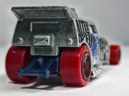 ALTERED EGO, HW Art Cars, Hot Wheels 2018, Die cast 1186, Srebrny, 1:64 – zdjęcie 6