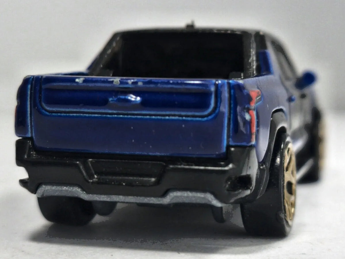 Silverado Ev Hot Wheels 2023 1:60 Pickup Niebieski – zdjęcie 6