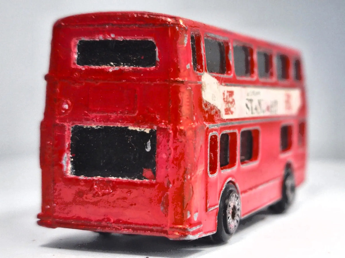 DAIMLER FLEETLINE, London City Bus, Corgi, Die cast, Czerwony 1:76 Resoraki – zdjęcie 6