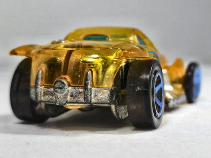 BURL-ESQUE, Hot Wheels 2012, Die cast, Żółty Przeźroczysty, 1:64, Resoraki – zdjęcie 6