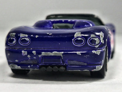 Chevrolet Corvette Sting Ray Matchbox 1994 1:64 Luzak Fioletowy – zdjęcie 6