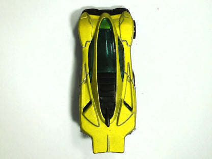 SIDE DRAFT, Hot Wheels 2001, Resoraki, Die cast, Żółty 1:64 – zdjęcie 13