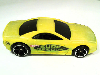 MUSCLE TONE, Surf Rescue, Hot Wheels 2000, Resoraki, Die cast, Żółty, 1:64 – zdjęcie 9
