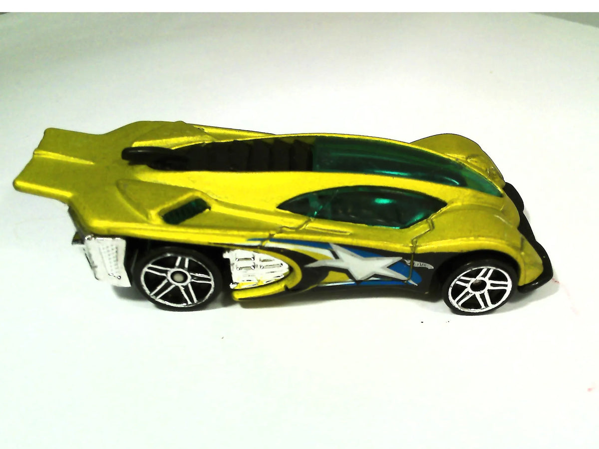 SIDE DRAFT, Hot Wheels 2001, Resoraki, Die cast, Żółty 1:64 – zdjęcie 9