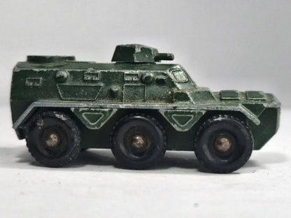 Czołg Saracen Personnel Carrier Matchbox '70 Zielony 1:76 Made in England – zdjęcie 4