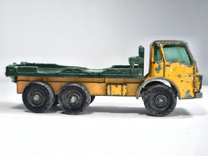 DODGE STAKE TRUCK, Matchbox, Made in England, Die cast, Żółty 1:87 Resoraki – zdjęcie 4