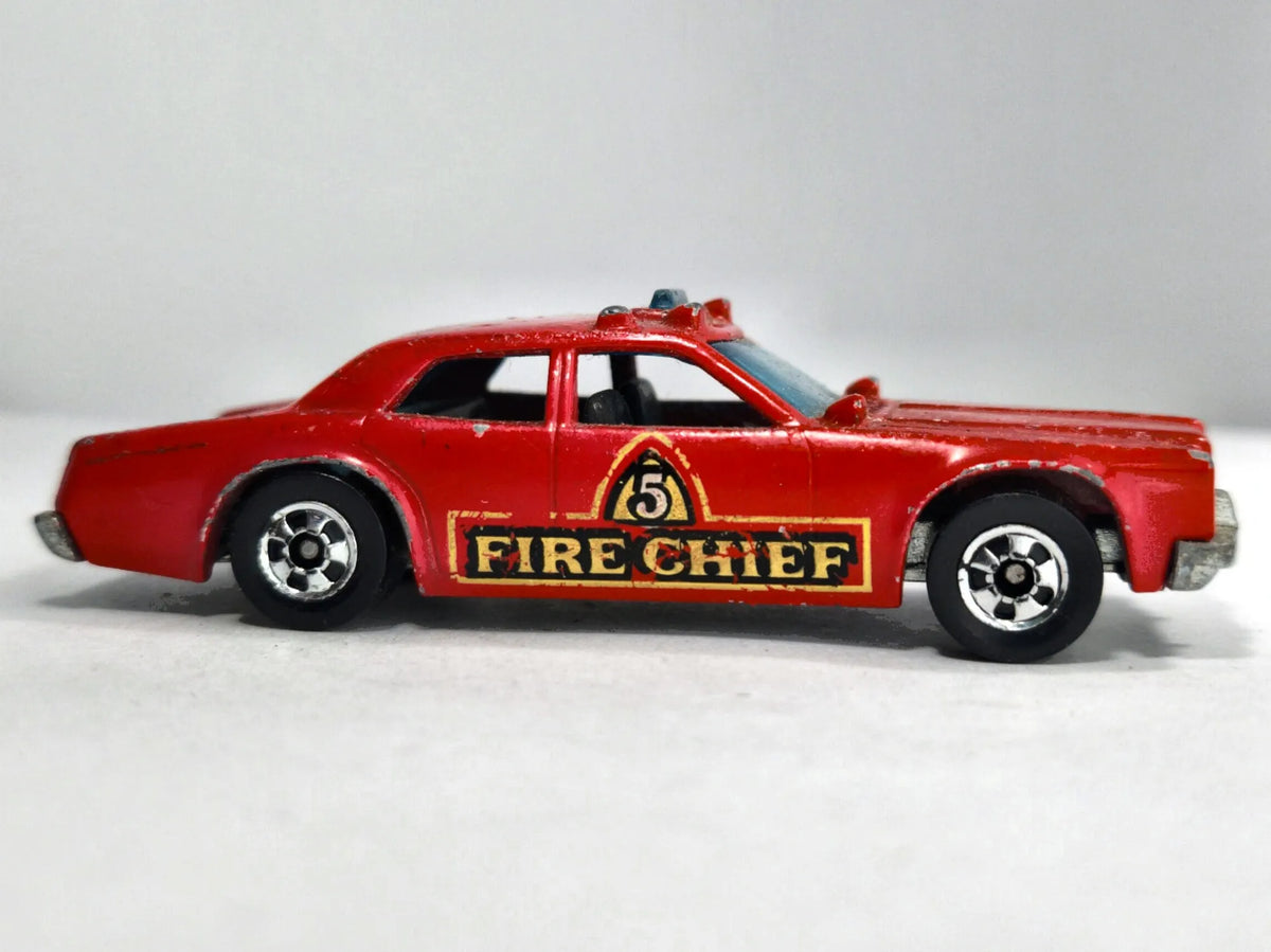 DODGE BLACKWAL FIRE CHIEF Straż pożarna Hot Wheels 1977 Czerwony 1:64 – zdjęcie 4