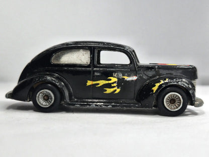'40 FORD 2-DOOR Hot Wheels 1982 Czarny 1:53 2xMetal – zdjęcie 4