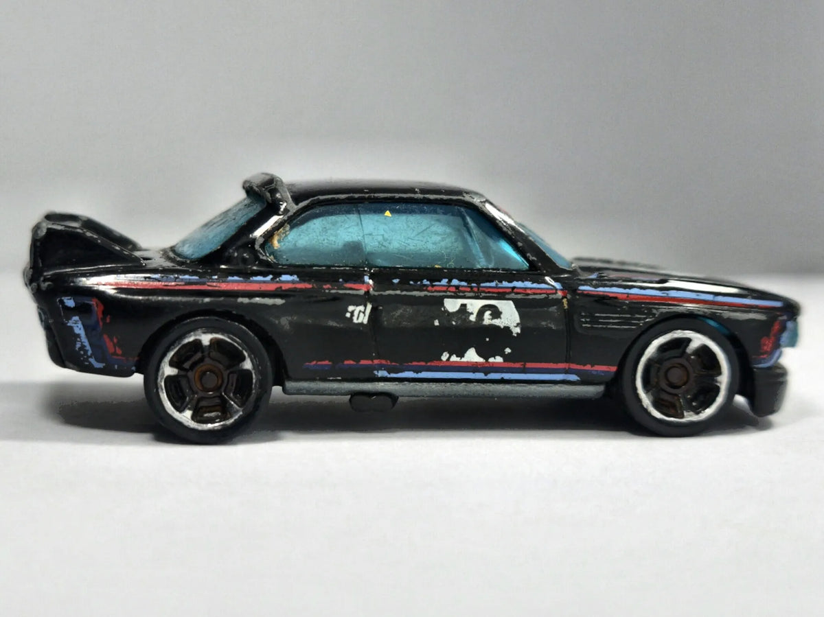 BMW 3.0 CSL Race Car Hot Wheels 2015 HW Speed Graphics 1:64 16 Luzak Czarny – zdjęcie 4