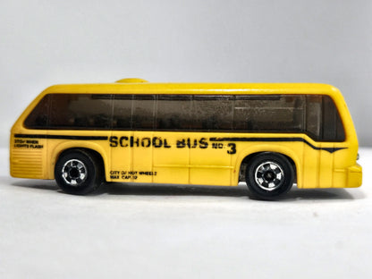 Autobus SCHOOL BUS Dynawheels Hot Wheels 1981 Żółty 1:63 – zdjęcie 4