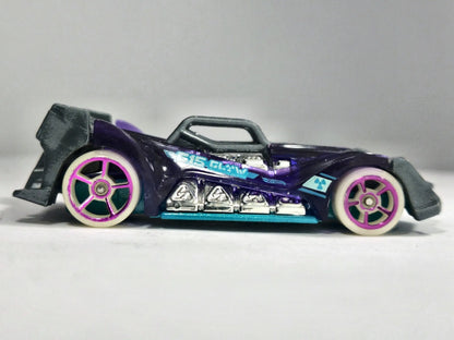 Voltage Spike Hot Wheels 2004 1:64 FASTER Luzak Fioletowy – zdjęcie 4