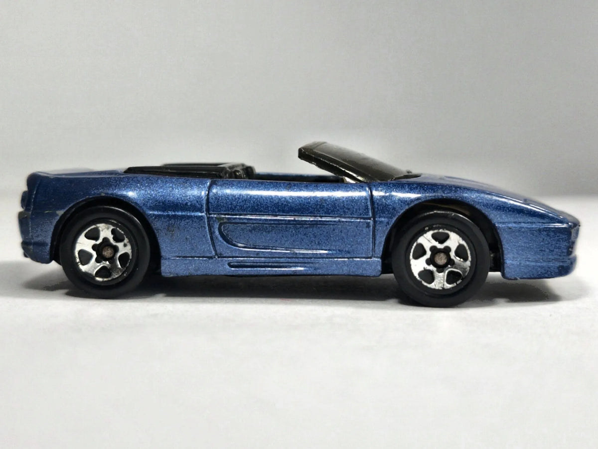 FERRARI F355 SPIDER Kabriolet Hot Wheels 1999 Granatowy 1:64 2xMetal – zdjęcie 4