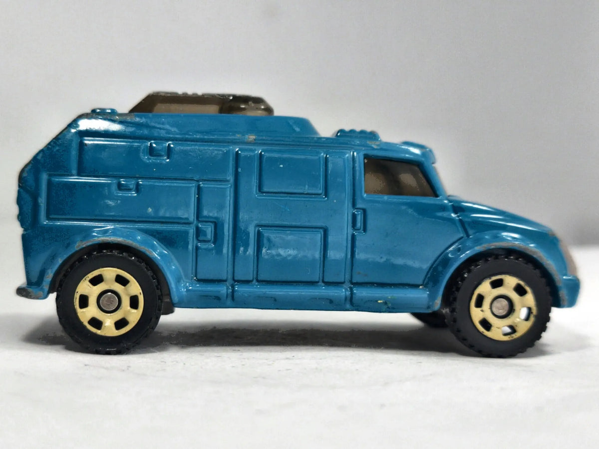 Mobile Command Matchbox 2007 Burger King 1:64 Ciężarówka Luzak Niebieski – zdjęcie 4