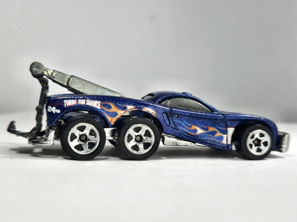 Tow Jam Hot Wheels 2000 Mainline 1:64 Luzak Niebieski 2xMetal – zdjęcie 4
