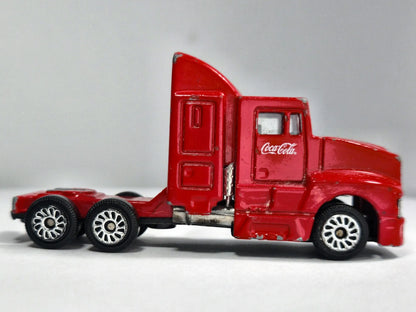 Ciężarówka Ciągnik Siodłowy Coca-Cola Czerwony 1:87 – zdjęcie 4
