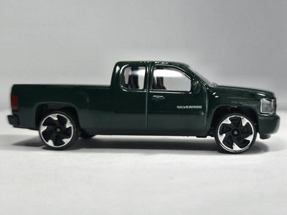 CHEVROLET SILVERADO, Majorette, Die cast REF:217E, Zielony, 1:71, Resoraki – zdjęcie 4