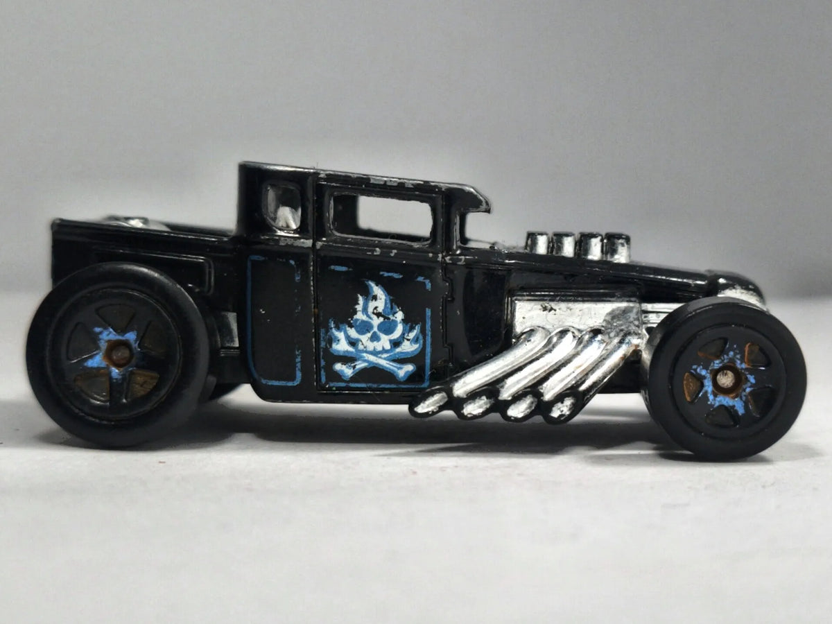 BONE SHAKER, Hot Wheels 2005, Die cast, Czarny, 1:64, Resoraki – zdjęcie 4
