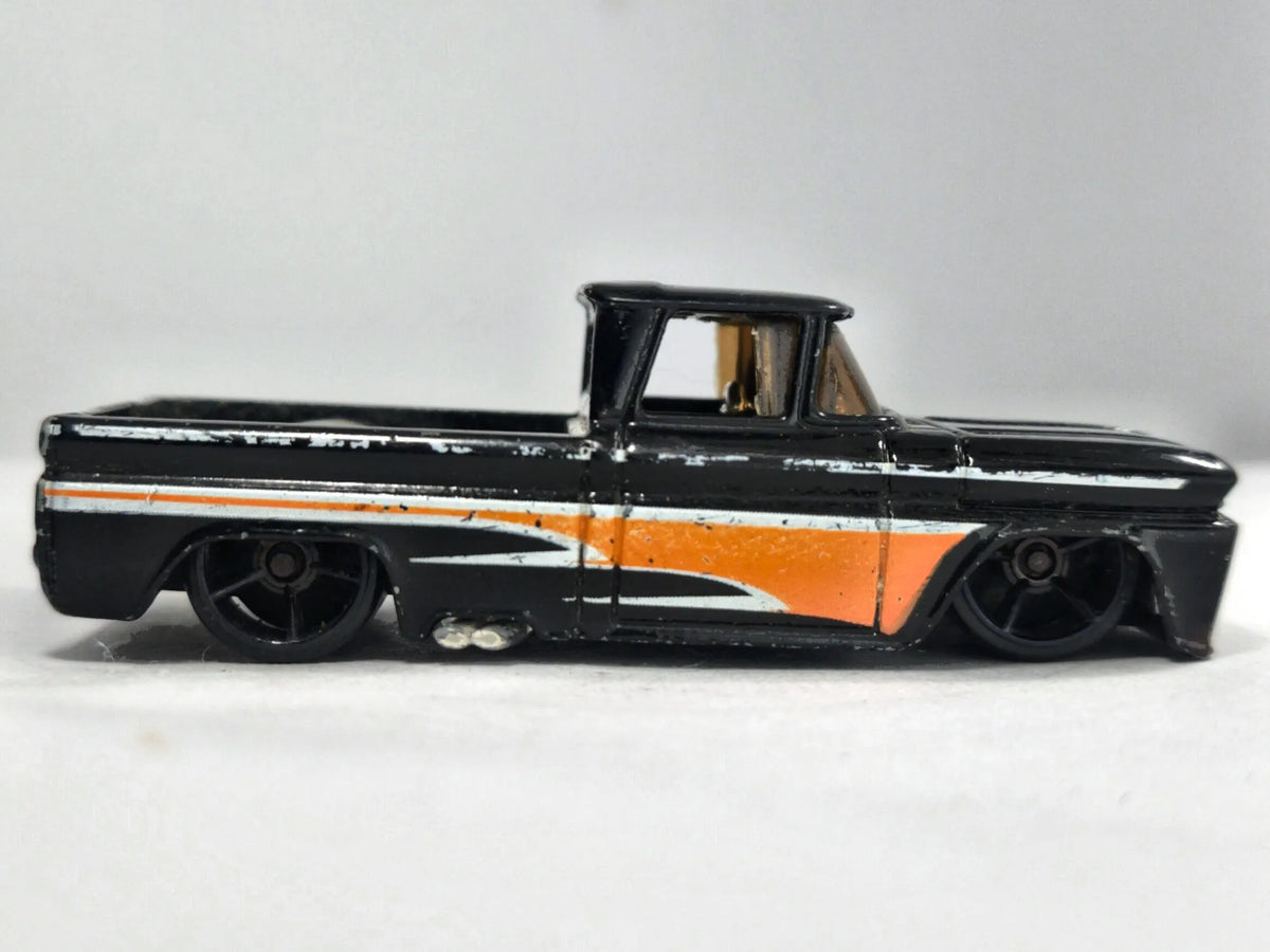 Custom '62 Chevy Hot Wheels 2002 2000 First Editions 1:64 Pickup Luzak – zdjęcie 4
