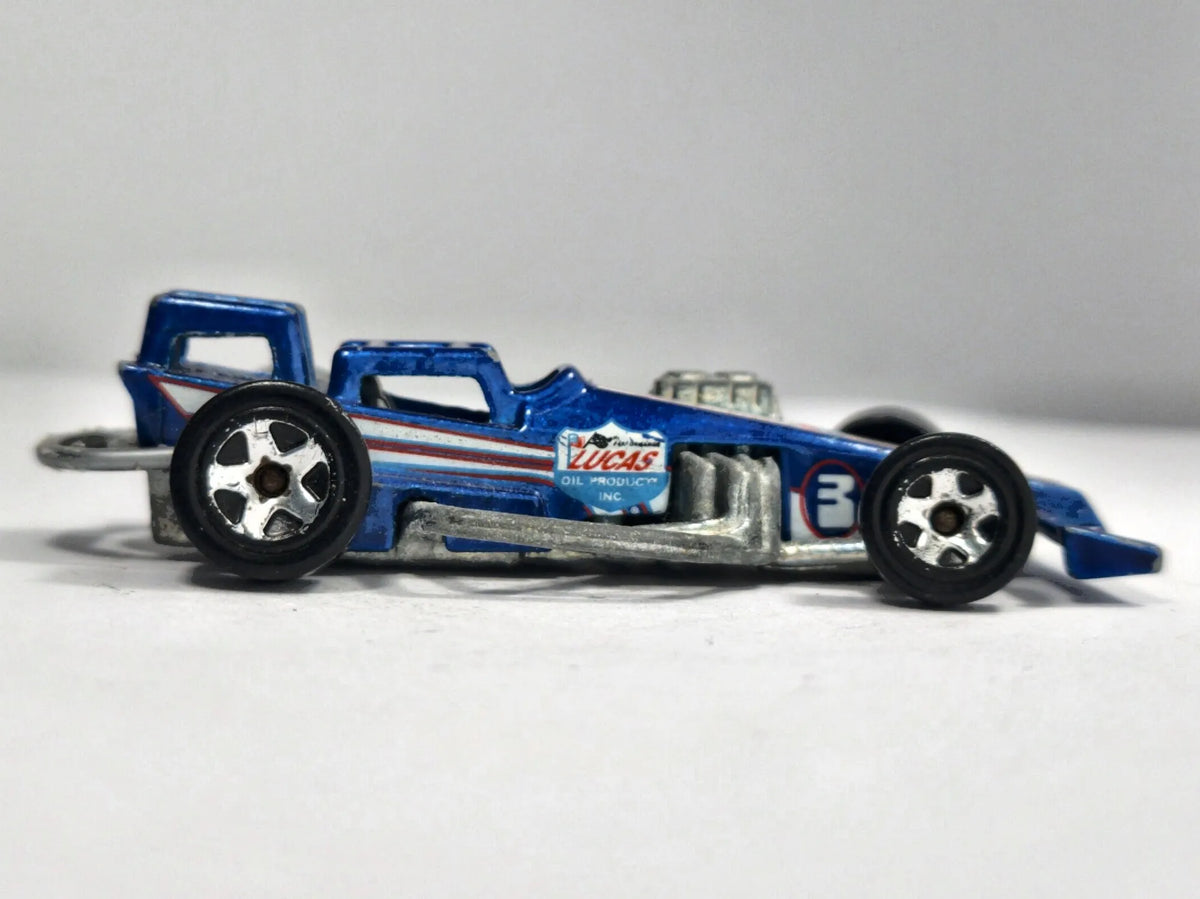 Super Modified Hot Wheels 1997 1:64 4 Luzak Niebieski 2xMetal – zdjęcie 4