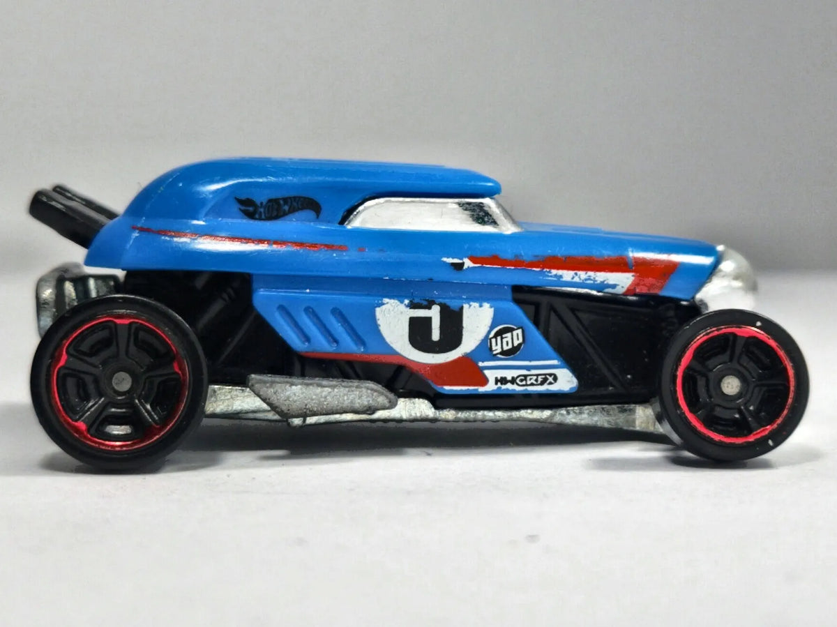 Rip Rod Hot Wheels 2013 HW Daredevils 1:64 1 Luzak Niebieski – zdjęcie 4