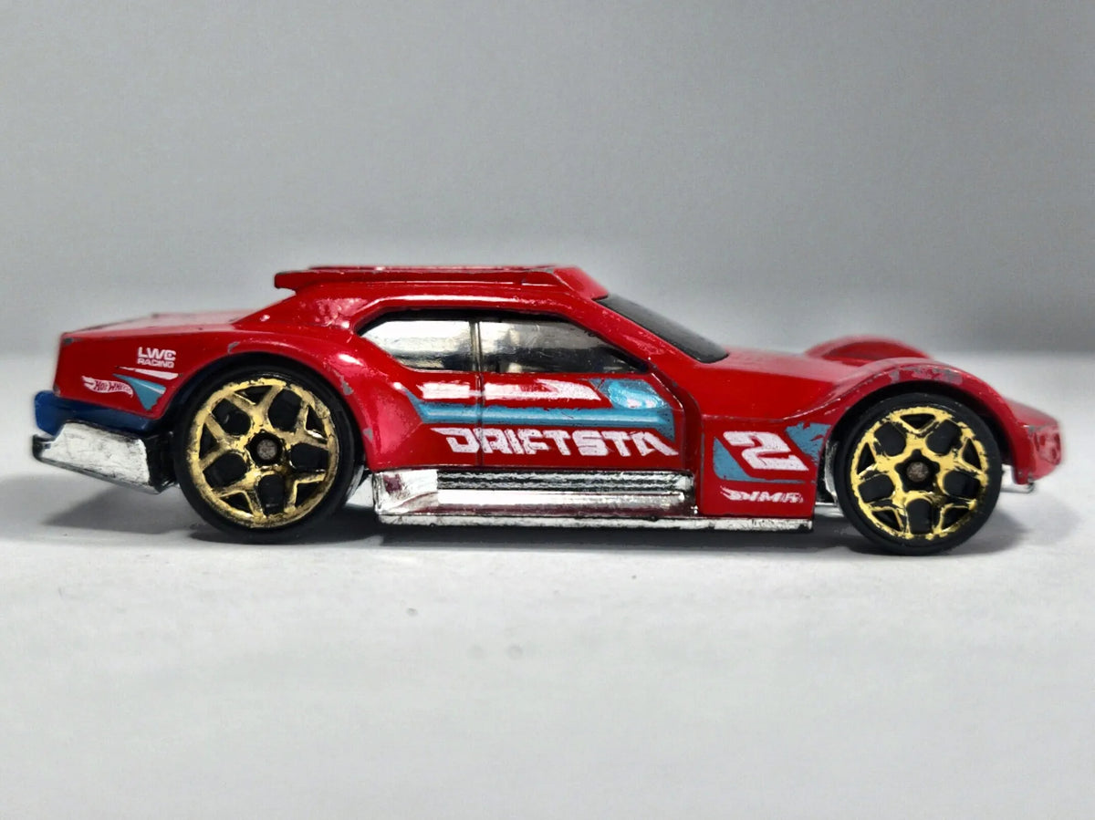 DRIFTSTATM Hot Wheels 2014 Czerwony 1:64 – zdjęcie 4
