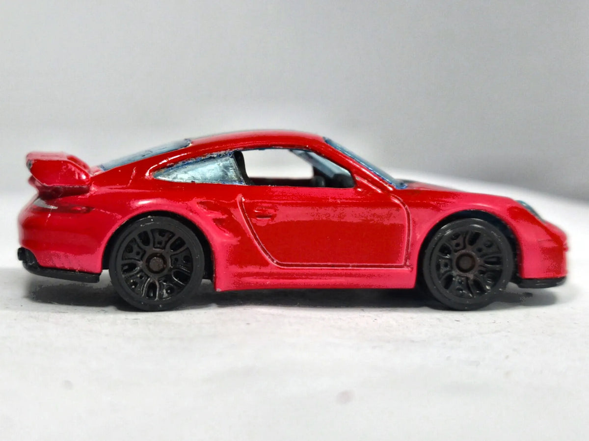 Porsche 911 GT3 RS Hot Wheels 2007 1:64 Luzak Czerwony – zdjęcie 4