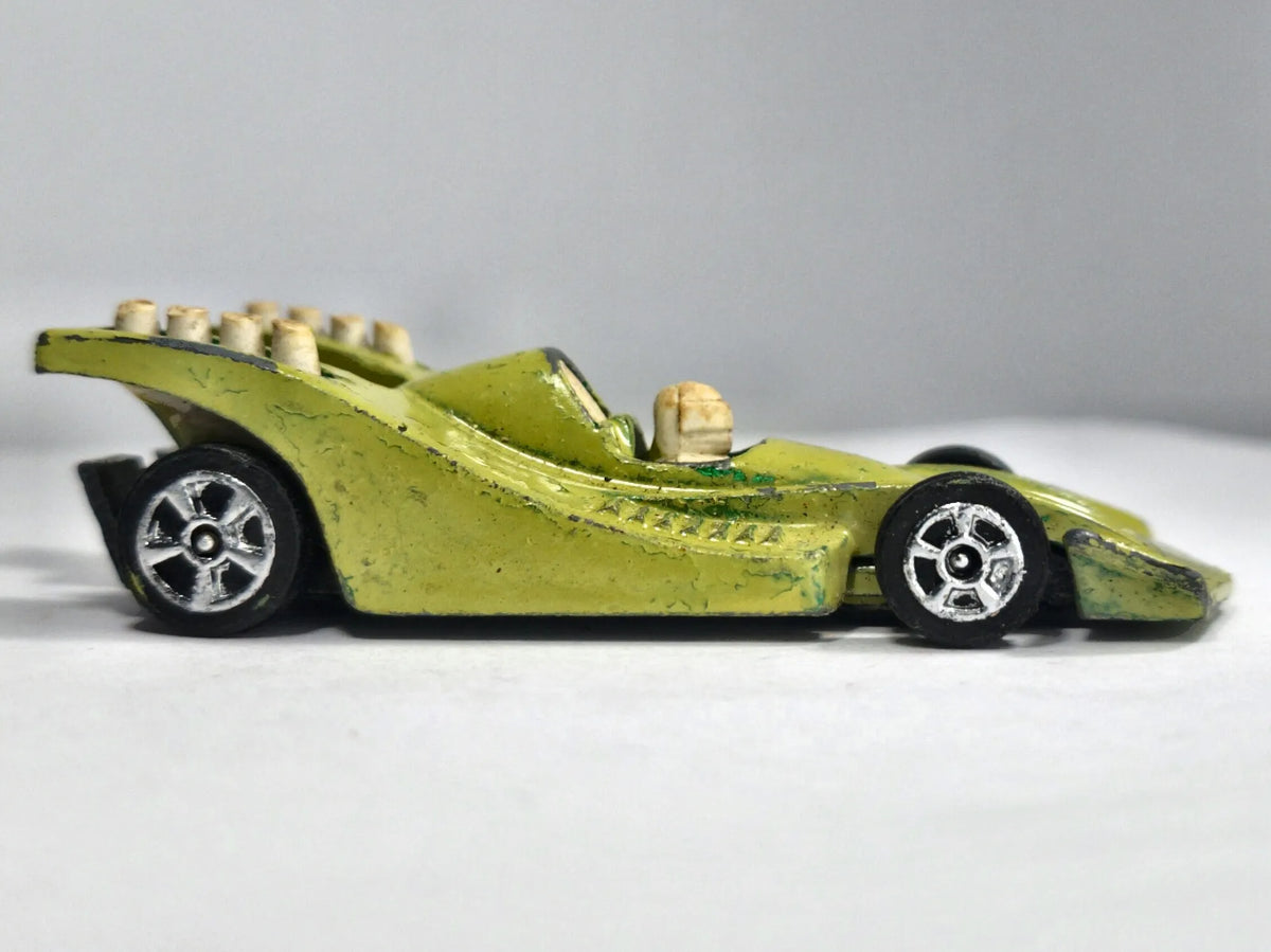 GRAND PRIX RACER, Corgi ok 1960, Die cast, Żółtozielony, 1:62, Resoraki – zdjęcie 4