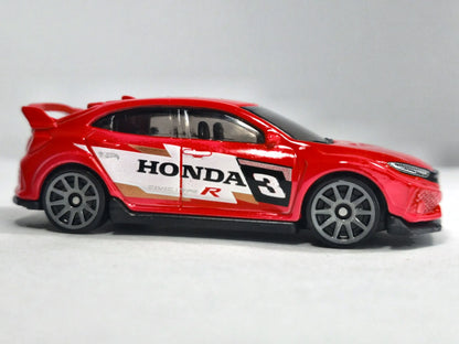 2018 HONDA CIVIC TYPE R Mainline Hot Wheels 2018 Czerwony 1:64 – zdjęcie 4