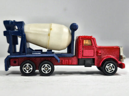 Amerykańska Ciężarówka jak Peterbilt Zylmex 1:87 Betoniarka Vintage Model – zdjęcie 4