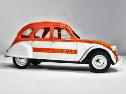 Citroen 2Cv 4 Norev 2003 Pomarańczowy 1:43 SPOT – zdjęcie 4
