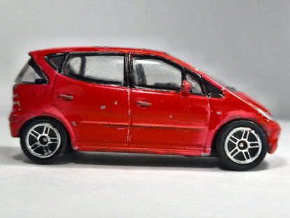 MERCEDES-BENZ A-CLASS, Realtoy, Die cast, Czerwony, 1:56, Resoraki – zdjęcie 4