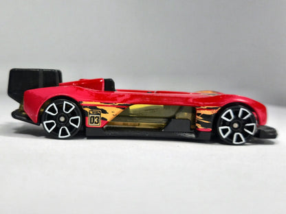 Electro Silhouette Hot Wheels 2018 HW Roadsters 1:64 53 Luzak Czerwony – zdjęcie 4