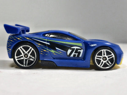 POWER RAGE, Hot Wheels, Die cast N44, Niebieski, 1:64, Resoraki – zdjęcie 4