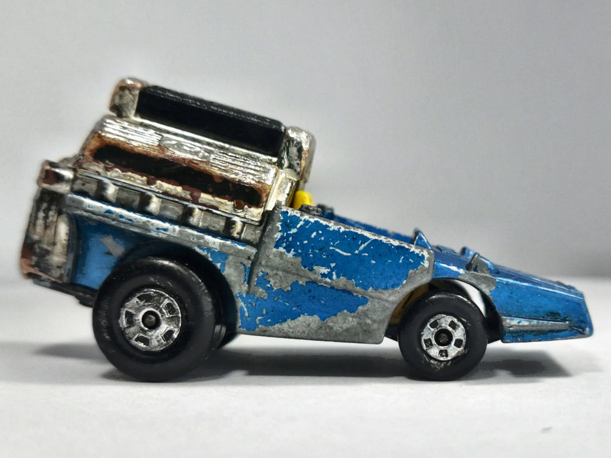 TYRE FRYER, Matchbox 1972, Made in England, NO.42, Niebieski 1:55, Resoraki – zdjęcie 4
